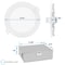 Luxrite 5 Inch Ultra Thin LED Recessed Downlights 5CCT 2700K-5000K 12W 1000LM Dimmable IC Rated, 4PK LR23749-4PK - alternate 6